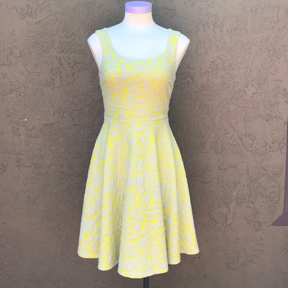 Stitch Fix yellow and gray dress - Picture 6 of 8